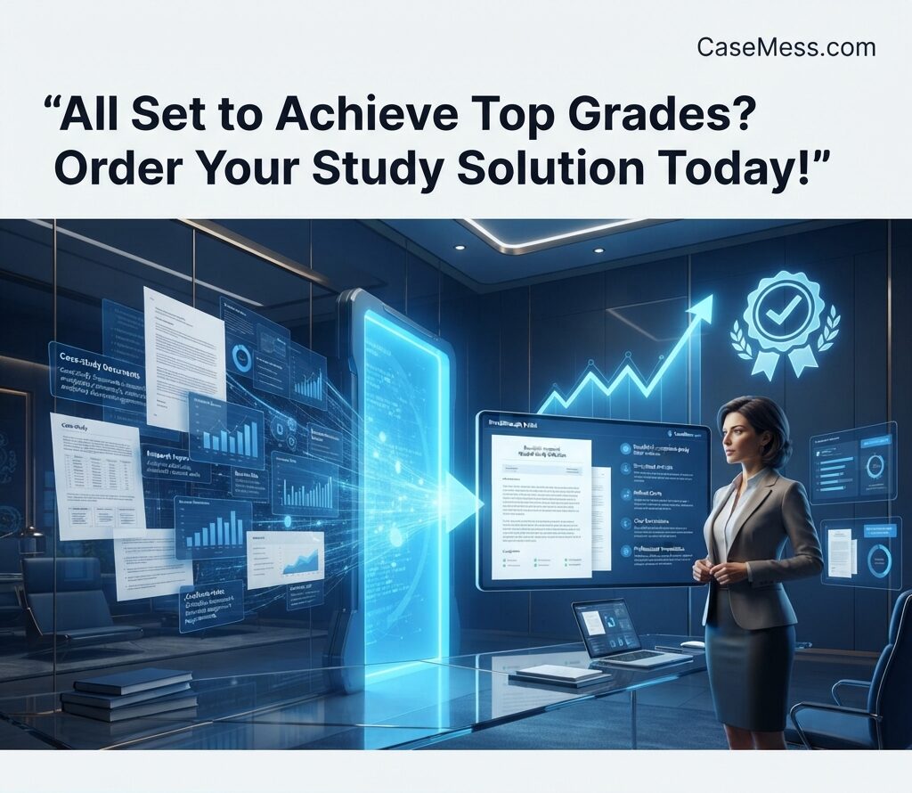 All Set to Achieve Top Grades? Order Your Study Solution Today!