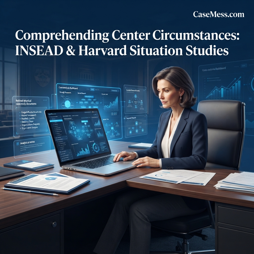 Comprehending Center Circumstances: INSEAD & Harvard Situation Studies