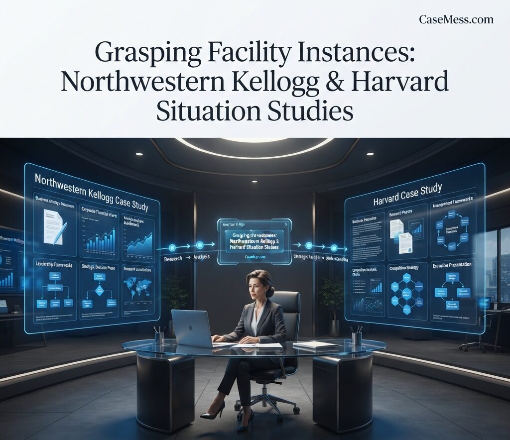 Grasping Facility Instances Northwestern Kellogg & Harvard Situation Studies