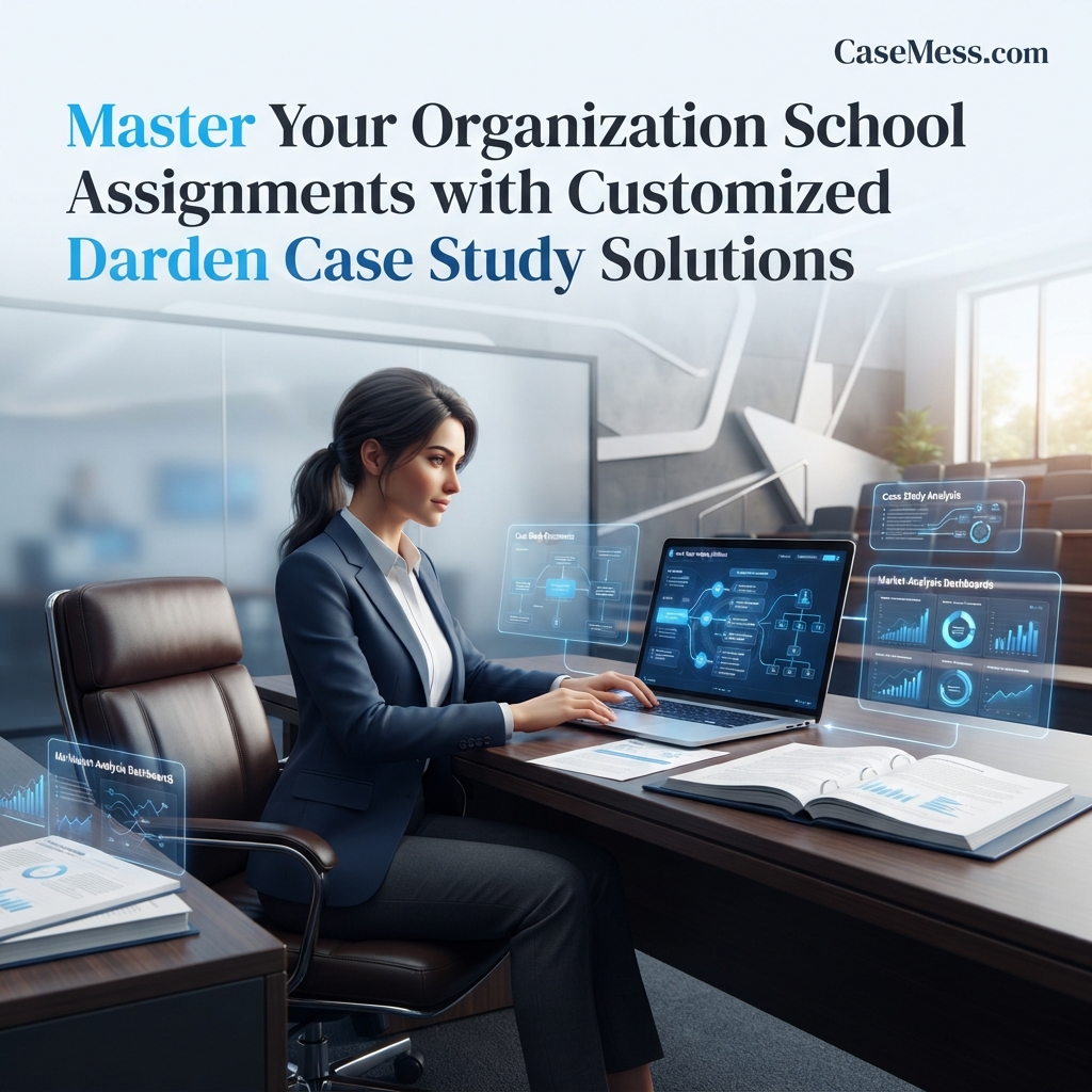 Master Your Organization School Assignments with Customized Darden Case Study Solutions