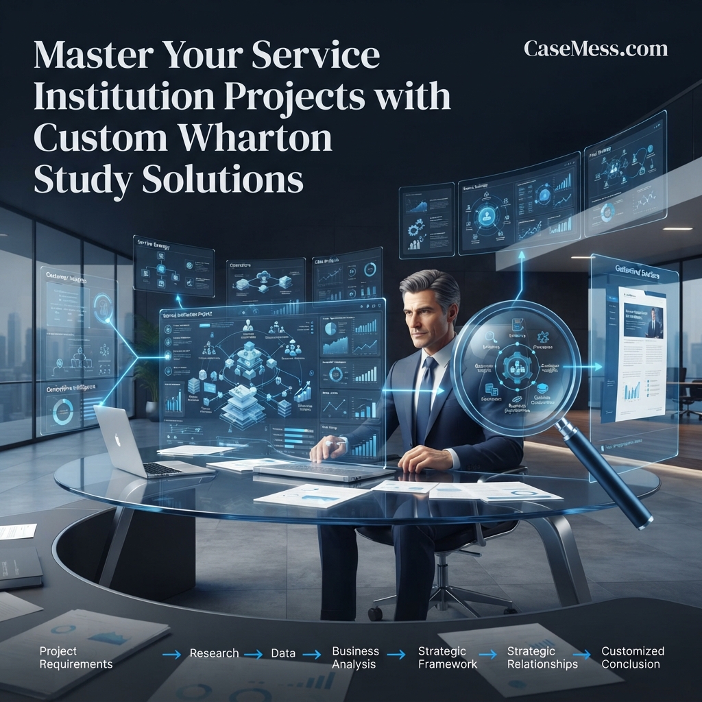 Master Your Service Institution Projects with Custom Wharton Study Solutions