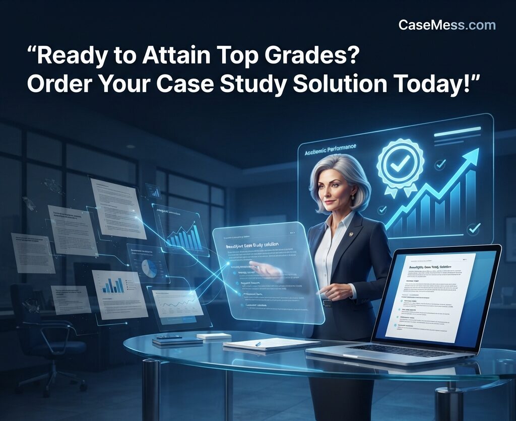 Ready to Attain Top Grades? Order Your Case Study Solution Today!