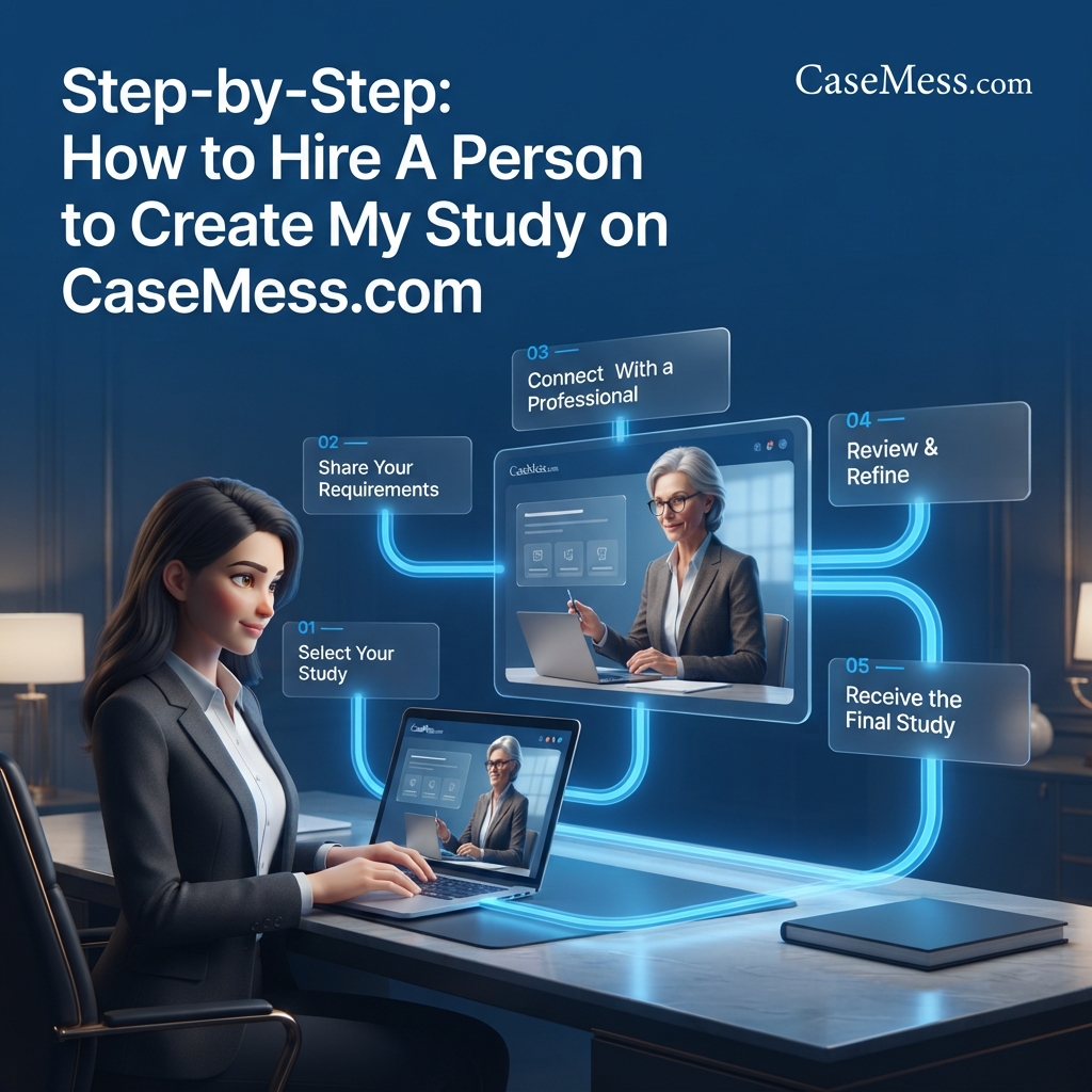 Step-by-Step: How to Hire A Person to Create My Study on CaseMess.com