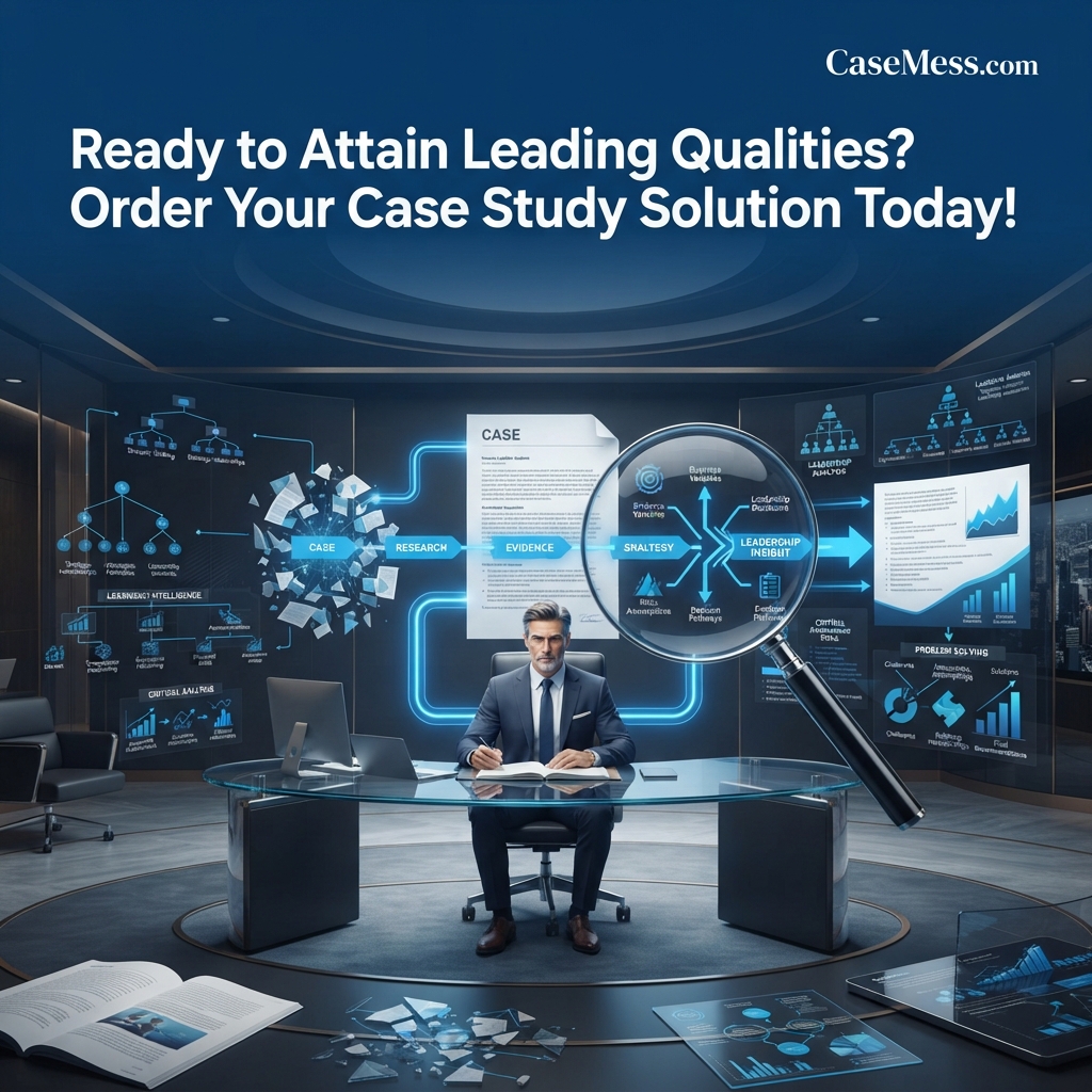 Ready to Attain Leading Qualities? Order Your Case Study Solution Today!